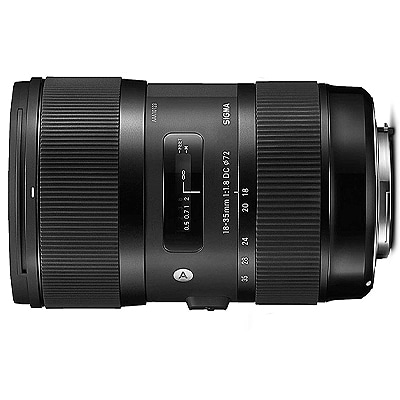 camera lens on a white background