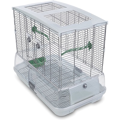 bird cage on a white background