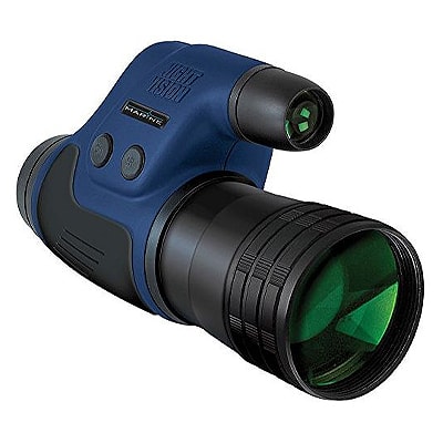 night vision monocular on a white background
