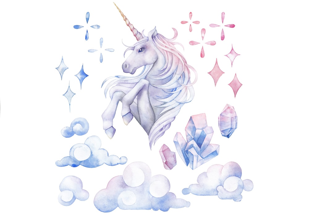 ilustración de unicornio